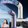 Portable Turbo Fan – Rechargeable, Adjustable Speed with Digital Display - GluxeHaus