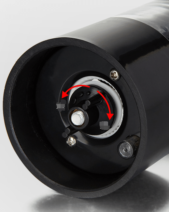 Electric Salt & Pepper Grinder – Adjustable One - Hand Operation - GluxeHaus