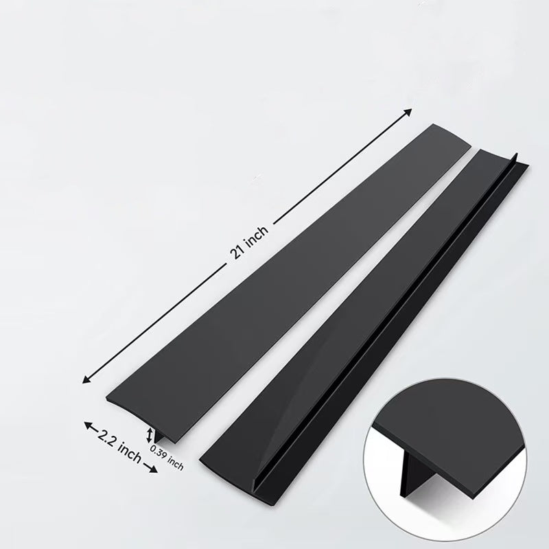 Kitchen Gap Solution Flexible T Shaped Silicone Seal Strip For Stove Top  Heat Resistant, Splash Guard, Easy Installation