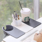 Desk Cup Holder Organizer – Clip - On Table Storage Rack - GluxeHaus