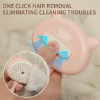 Pet Massage Brush Comb – Self - Cleaning Grooming Tool - GluxeHaus