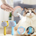 Pet Massage Brush Comb – Self - Cleaning Grooming Tool - GluxeHaus