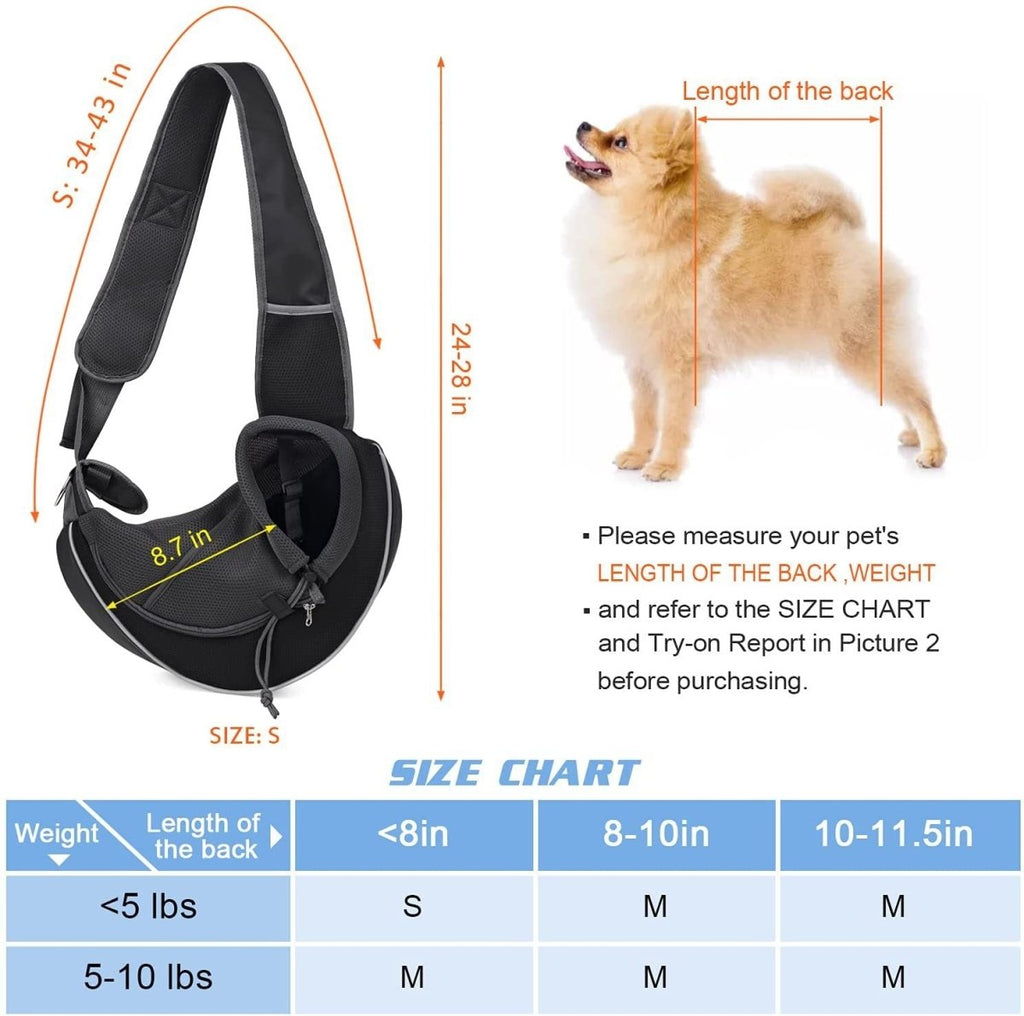 Pet Carrier Crossbody Bag – Portable Travel Sling - GluxeHaus