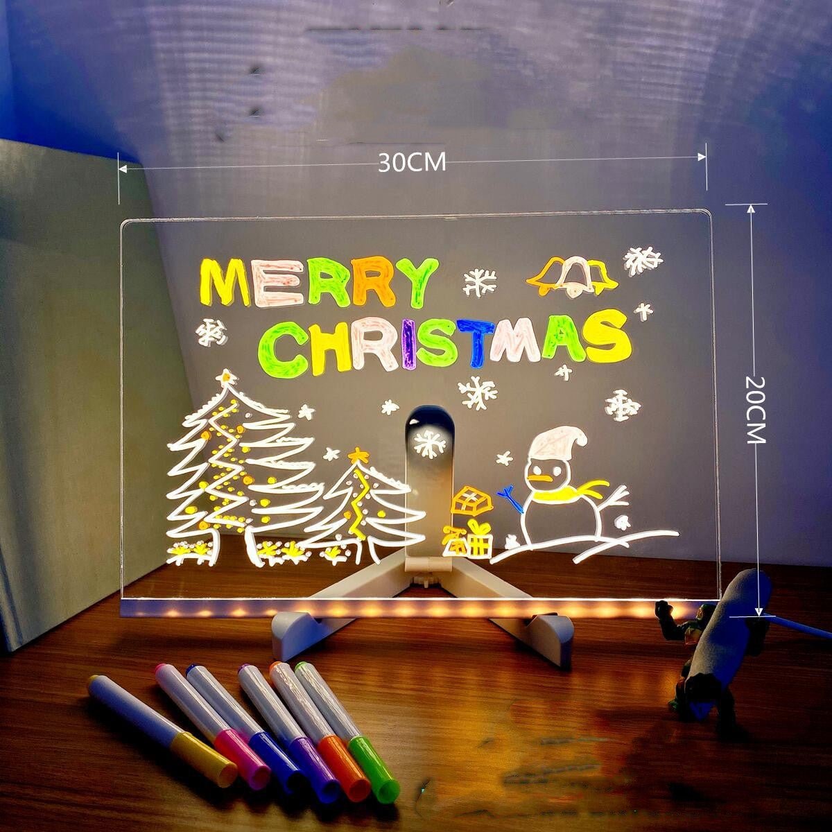 LED Note Board Lamp – Acrylic Message Light - GluxeHaus