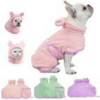 Pet Bathrobe Towel – Fast - Drying Microfiber Wrap - GluxeHaus