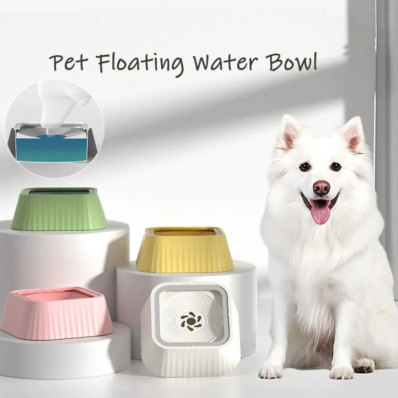 No - Spill Floating Pet Water Bowl - GluxeHaus